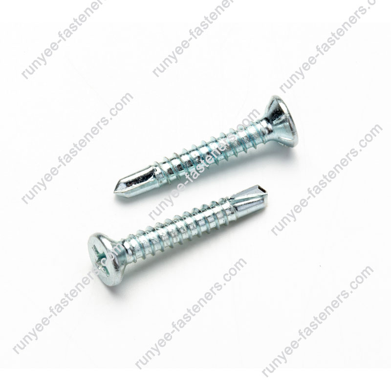 Qual é a diferença entre o parafuso da janela de perfuração auto-perfuração do PVC e o parafuso de janela de perfuração de autoconfiança?