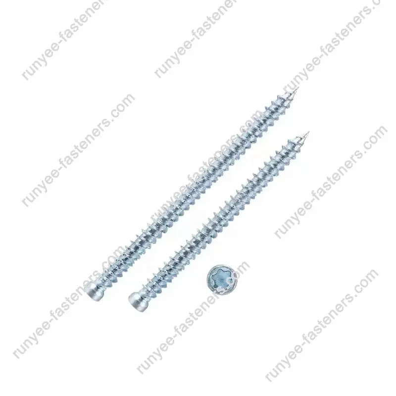 Parafuso de alvenaria de cabeça pequena Torx Drive